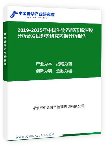 2019-2025年中國生物乙醇市場深度分析及發(fā)展趨勢研究咨詢分析報(bào)告